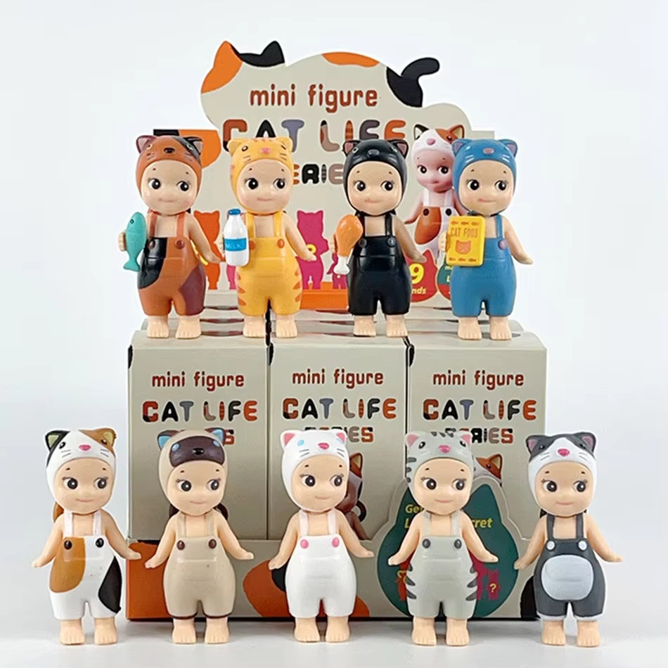 S Angel Blind Box Cat Life Serise Mini Cat Action Figures Toys Ornaments Dolls S Angel Blind Box Cat Life Serise Mini Cat Action Figures Toys Ornaments Dolls